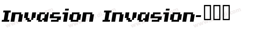 Invasion Invasion字体转换